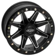 Matte Blk Boss Lock Front Wheel Rim 4/110 5+2 14x7 Honda Rubicon 500 4x4 16-22