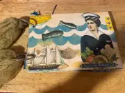 Handmade Interactive Junk Journal - Vintage Sailors - OOAK