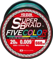 Superbraid 660 yd Floating Braid, 5-Color, 20 lb