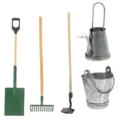 Doll House Garden Tool Kit Mini Decorations Child Miniature Tools Hobby