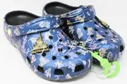 Walt Disney World 50th Anniversary Magic Kingdom Crocs Shoes Sandal Blue Women 7