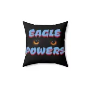 Spun Polyester Square Pillow Nacho libre movie quote Eagle powers