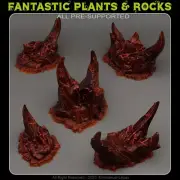 Stones From Hell-3D Printed Resin RPG/Dungeons & Dragons Tabletop Gaming Terrain