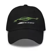 2023 vette Z06 C8 Vette Green Silhouette Dad hat