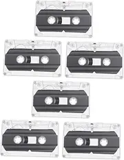 BRIGHTFUFU 30 Min Blank Audio Tapes 6 Pack Recording Cassette Tapes Greeting DIY Projects