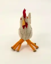 TOY for DOGs or KIDs. Hand made plushie: CHICKEN