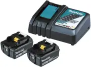 Makita 18V Rapid Battery Charger with 2 x 5.0Ah Battery