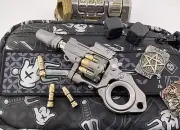 Wanwu Studio Breaker Howitzer EDC Titanium/Brass Fidget Gun Revolver Toy