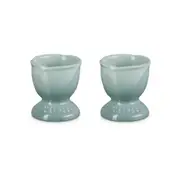 Le Creuset Jardin Stoneware Egg Cups Sea Salt Set of 2