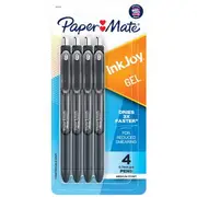 Paper Mate InkJoy Gel Pens Black 4 Pack