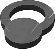 Wall Hung Toilet Gasket, Toilet Gasket Seal Z1210-57 Neoprene Gasket, Fits Wall Hung Toilet Back Outlet Toilet Backflush Toilet Rear Discharge Toilet - Black