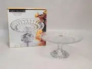 Studio Silversmith Clarice Collection Crystal Footed Platter (62376) - Vintage