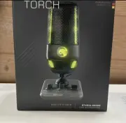 ROCCAT Torch USB Microphone with 24-Bit Studio-Grade Audio and RGB Lighting