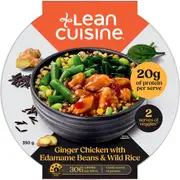 Lean Cuisine Ginger Chicken With Edamame Beans & Rice Bowl 350g