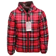 1007T piumino bimbo REPLAY quadri 100 grammi jacket kid