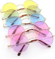 [TEMPNAP] Round Sunglasses Circular Sunglasses Black Sunglasses Women Circle Sunglasses Glare Round Uv Glasses Trendy Sunglasses Solar Round Retro Sunglasses Tinted Women Round Green