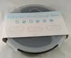 Silicone DIVIDED BOWL LID Collapsible Utensils Portable Lunch Storage Container