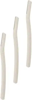 VINTORKY Eyebrow Shaper Razor Set 3-piece Abs Stainless Steel Kit Detail Trimming for Salon Results