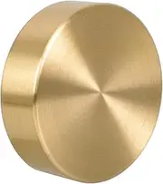 Solid Brass Round Paperweight Desktop Paperweight for Chinese Calligraphy Supplies Brass Letterweight
