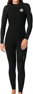 Rip Curl Womens Dawn Patrol 4/3mm Back Zip Wetsuit 14YWFS - Black