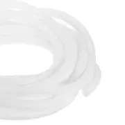 50ft 1 Inch White Wire Loom Split Tubing Cord Protectors Flexible Conduit