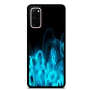 Blue Soundwaves Case Cover For Samsung Galaxy S23 S22 Plus Ultra S21+ S20