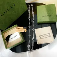 在飛比找蝦皮購物優惠-艾拉二手 Gucci 古馳 雙G 項鏈 純銀互扣式雙G細版琺