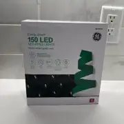 GE 150 LED Energy Smart Net Style Lights Warm White Christmas Green Wire 4x6 FT