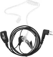 Walkie Talkie Heaphones Acoustic Air Tube Earpiece Headset with Big Mic PTT for Motorola Two Way Radio Walkie Talkie 2 Pin M BBZY