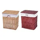 Laundry Hamper with Lid Laundry Basket Multipurpose Handwoven Storage Basket