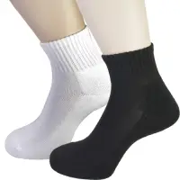 在飛比找Yahoo奇摩購物中心優惠-透氣舒適毛巾底運動襪12雙