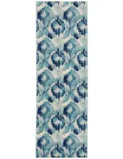 [Rug Culture] Mirage Lesley Runner Rug in Whimsical Blue