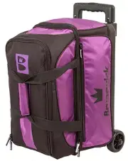 Brunswick Blitz Black/Purple 2 Ball Roller Bowling Bag