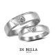 【DI BELLA】幸福頻率 真鑽情人對戒(對戒)