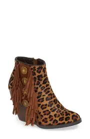 Very Volatile Cromwell Genuine Calf Hair Bootie