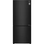 LG GB-455BTL 420L Bottom Mount Fridge (Black)