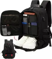 KROSER Travel Laptop Backpack 17.3 Inch XL Heavy Duty Computer Backpack with USB