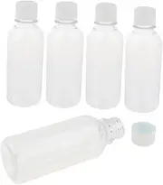 5 Piece Specimen Cups Containers Sterile Jars Leakproof Thread Bottles 200mL