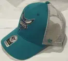 NWT NBA '47 Brand MVP Charlotte Hornets OSFM Adjustable Mesh Snapback Hat