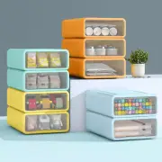 Stackable Storage Drawer Desk Organizer Document Sundries Holder Cosmetic Box