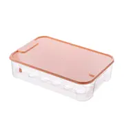 2Pcs 24-grid Egg Storage Box Plastic Transparent Refrigerator Storage Case Dumpling Box Egg Tray Egg Holder Kitchen Cabinet Organizer