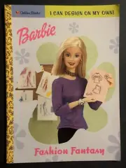 Golden Books BARBIE Fashion Fantasy Design Sketch