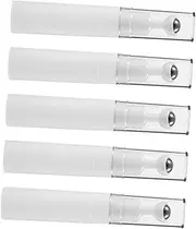 Beatifufu 5pcs Mini Eye Cream Travel Bottles Roller Ball Applicator for Essential Oils Refillable Skincare Containers for Travel and Daily Use