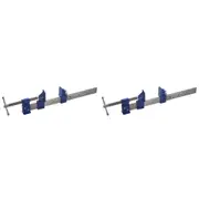 2PK Eclipse Pro Tools Professional Sash Clamp Steel Bar Workholding Grip 76cm
