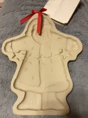 Brown Bag Cookie Art 1997 Santa Claus holding STARS New W/ Booklet Ships 24hrs