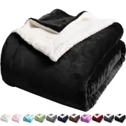 Sherpa Fleece Bed Blanket Twin Size Super Soft Fuzzy Plush Warm Cozy Fluffy M...