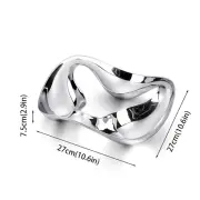 Stainless Steel Serving Tray Snack Bowls Candy Dish Dessert Plates for Aperitifs