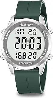 [Hearkent] Pedometer Watch for Walking for Senior Non Bluetooth No App Required with Steps Calories Counter and LCD Large Numbers…