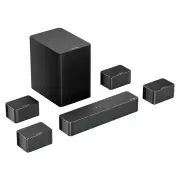 Ultimea Poseidon D70 410W 7.1CH Soundbar Virtual Surround Sound System with Smart APP Control 4 Wired Surround Speakers