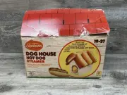 Vintage 1970's Sunbeam The Dog House Hot Dog Steamer "Heats Up" Never used !!